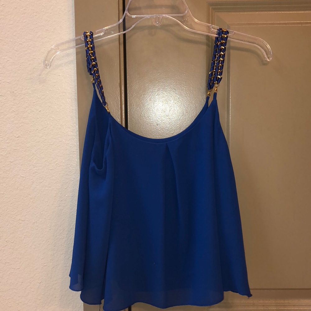 ✨BLUE CROP TOP✨